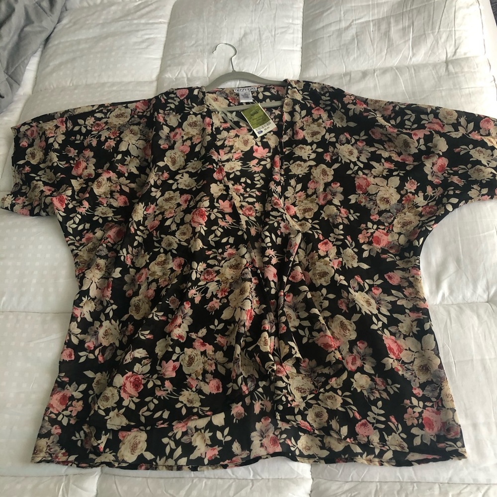 Dizzy Gal | Floral Kimono | NEW | Size XL